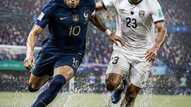France Dominates Iraq in World Cup Amid Storm Delays