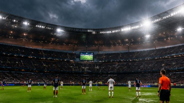 Weather Forces Halftime Suspension in France vs. Iraq World Cup Clash