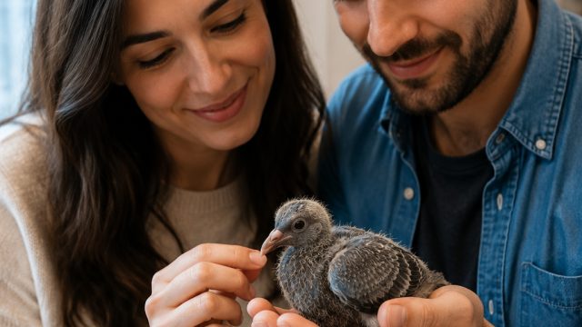 New York Couple Adopts Baby Pigeon, Defies Pet Stereotypes | catur lawan teman, nonstop film, remas 